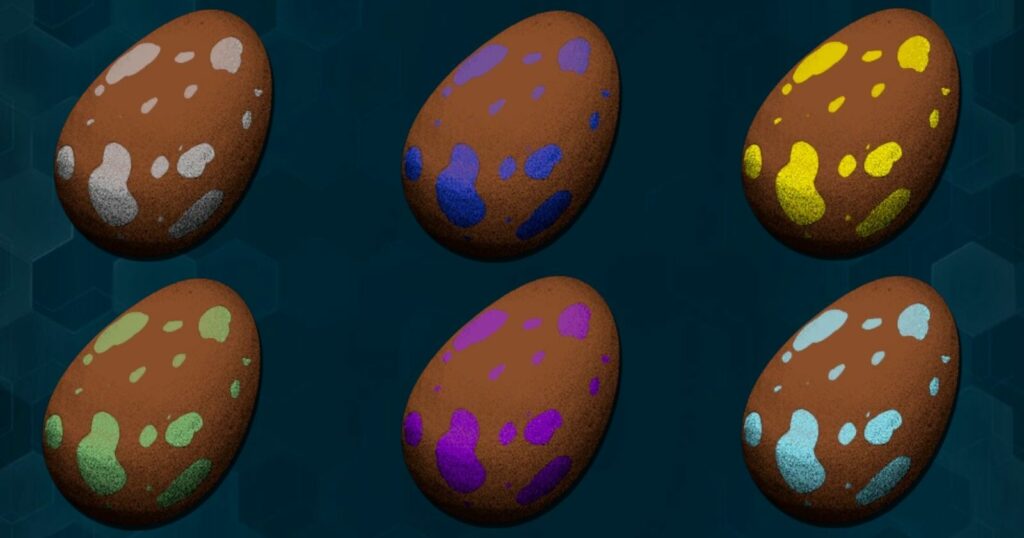 The different qualities of  maewing eggs